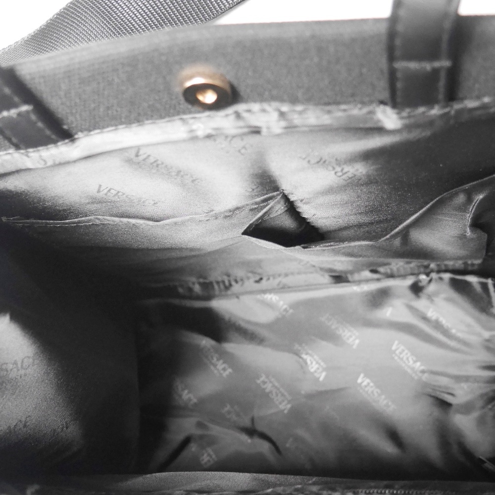 VERSACE Tote Bag Limited Edition NEW Black Gold - Picture 12 of 12